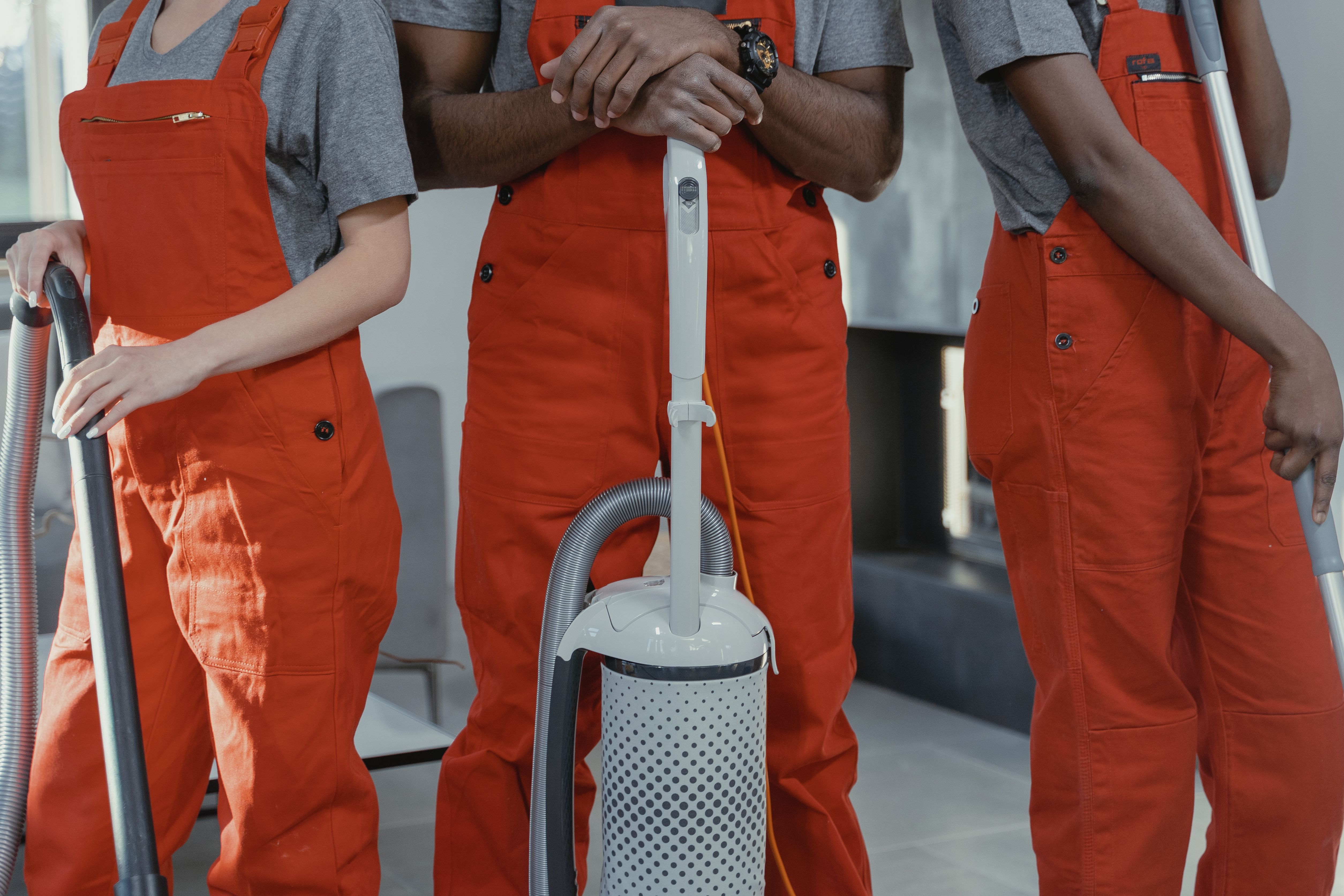 Terry's Cleaning and Maintenance crew on site